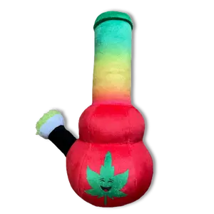 PAW:20 Bo Dog Toy - Beautiful Rasta Colors with Built-in Squeaker - Great for Fetch and Funny Photos - Makes a Unique Gift