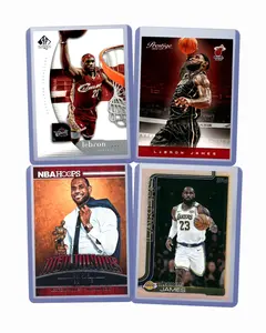 Lebron James (4) Assorted Basketball Cards Bundle - Los Angeles Lakers, Miami Heat, & Cleveland Cavaliers Trading Cards - MVP # 23