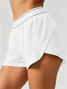 High Waisted Split Running Shorts for Women for Workout Athletic Gym Track Quick Dry