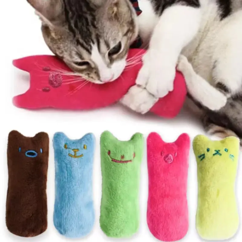 Catnip Velvet Chew Toy – Interactive Plush Toy for Cats & Kittens