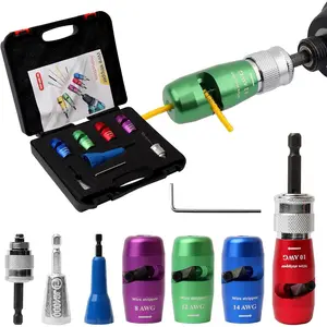 Wire Stripper for, Wire Stripping & Wire Twisting Connector for AWG 14-12-10-8 Gauge, Electrician Wire Stripper