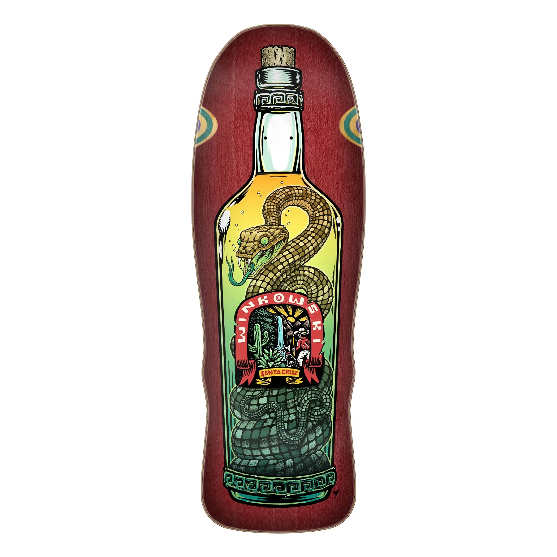 Santa Cruz Skateboard Deck Winkowski Agave Snake 10.35" x 30.54"