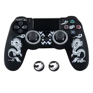 Silicone Soft Controller Cover Case For PS4 Control Skin Covers Joystick Accessories for PlayStation 4 Gaming Controllers Console Accessories Video Gamepad Accessories
