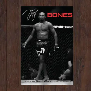 Jon Jones Poster, UFC Poster Ideas, American Poster, UFC Fighter Posters Motivational, Wall Decor