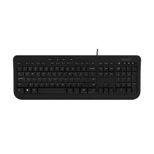 Incase Wired Keyboard 600 – Designed by Microsoft – Spill Resistant, Quiet Touch Keys, Plug and Play, 4 Hotkeys, Windows Start Key – Black