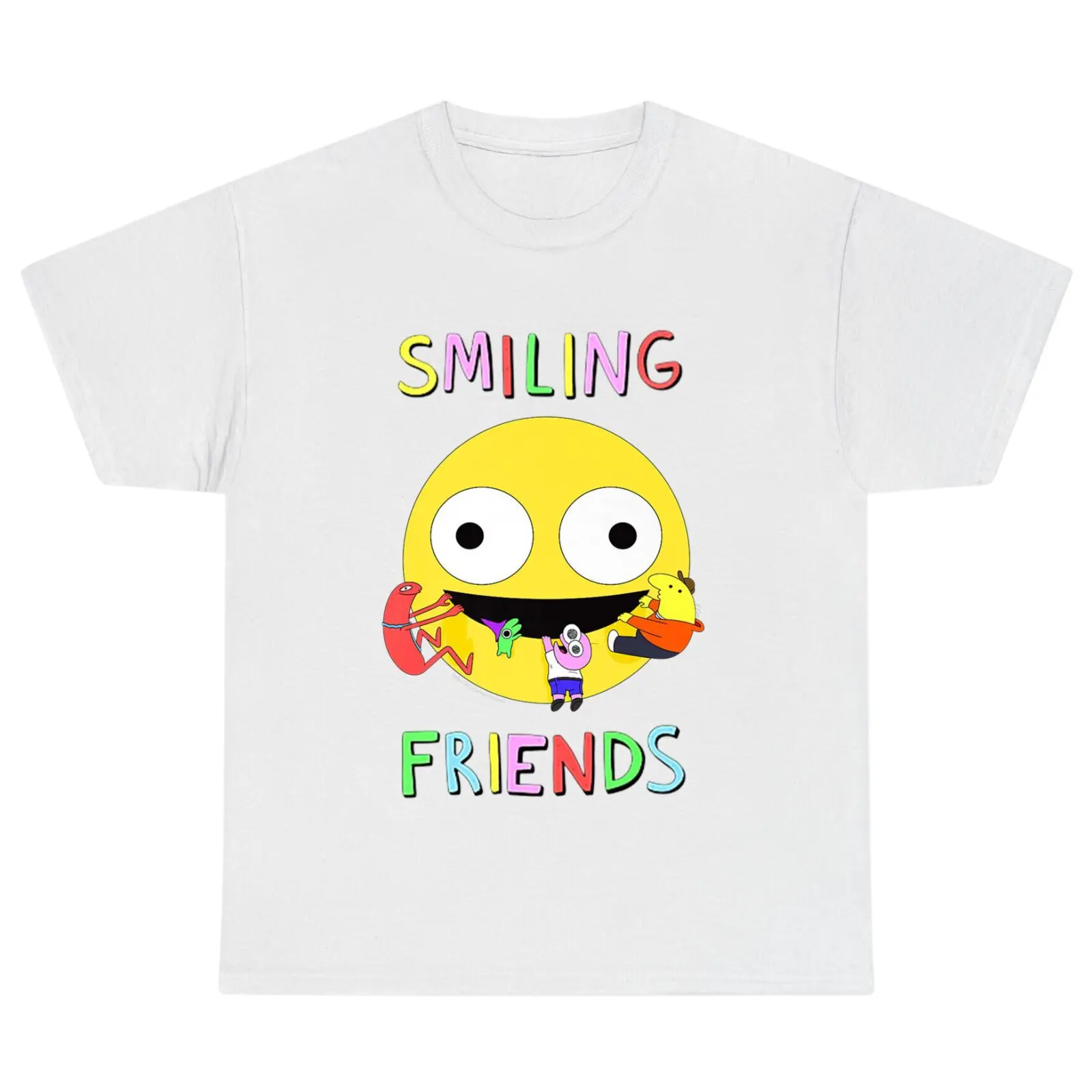 Smiling Friends TV Show T-Shirt, Smiling Friends Merch T-Shirt, Unisex T-shirt Menswear Top