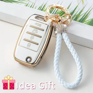 For Kia Remote Control Key Cover, Key Shell Case Compatible with Kia for Sorento for Optima for Soul for Sportage for Niro for Forte for Rio Smart Key Protector