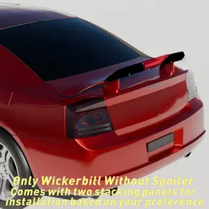 Only Wickerbill for 2006-2010 Dodge Charger Spoiler Wing