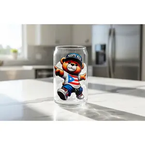 Puerto Rico Bear - UVDTF Decal for cups/hard surfaces sticker