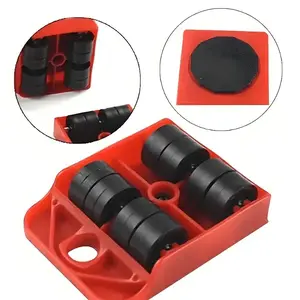 Heavy Furniture Lifter Moving Tool | Handlin Tool Base with 4 Sliders | Safe And Efficient Moving of Sofas/Cabinets/Large Appliances (Industrial Grade Load-Bearing Design | Labor-Saving And Worry-Free) Moving Artifact Universal Wheel Furniture