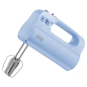 Rise by Dash 6065226 5 Speed Hand Mixer, Aqua Sky