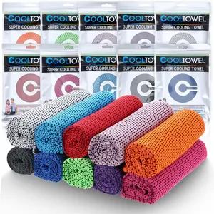 Cooling Towel, Ice Sports Towel, Instant Cooling Towel for Yoga Travel Golf Gym Camping Fitness Running Exercise (100cm X 30cm)