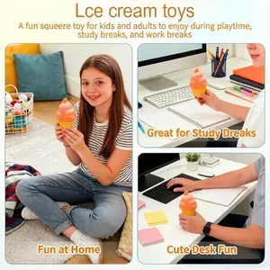 Ice Cream Squeeze , Squeeze Ball with Ice Cream Cone Appearance