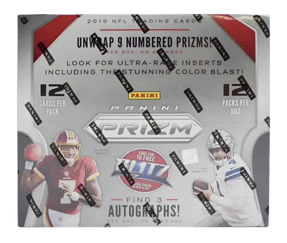 2019 Panini Prizm Football Hobby Trading Cards