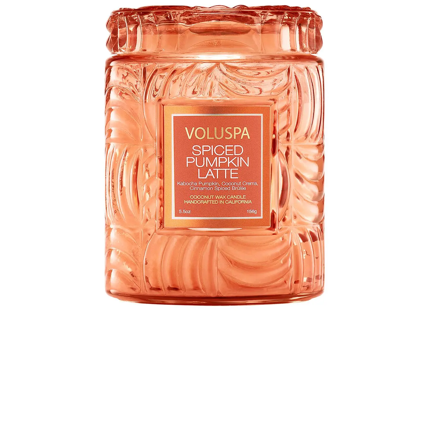 Voluspa Spiced Pumpkin Latte 5.5oz Small Jar Candle