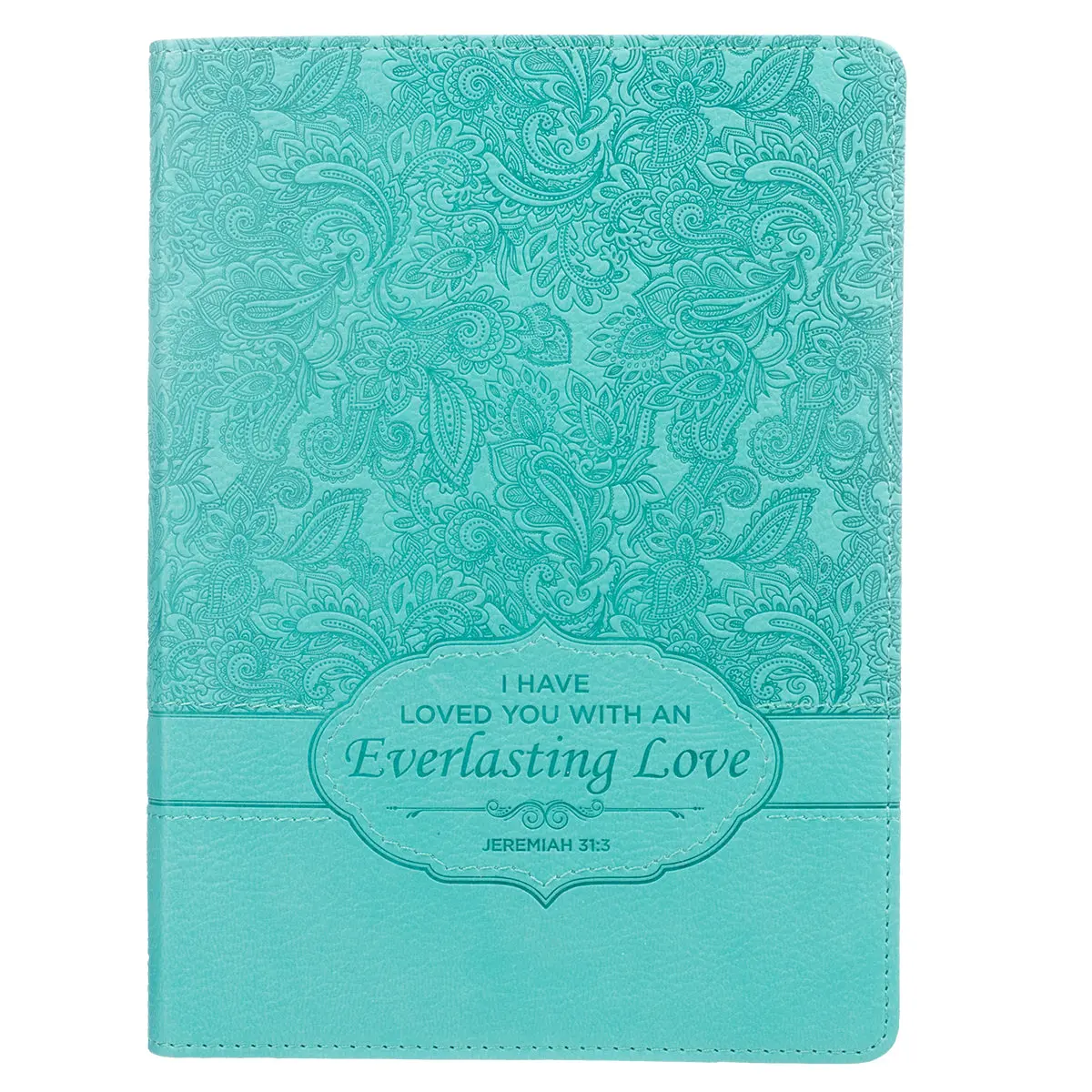Teal Faux Leather Portable Notebook - Humanities & Social Sciences, Religion & Philosophy Journal, Hardcover Notebooks