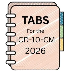 Tabs for the 2026 ICD-10-CM