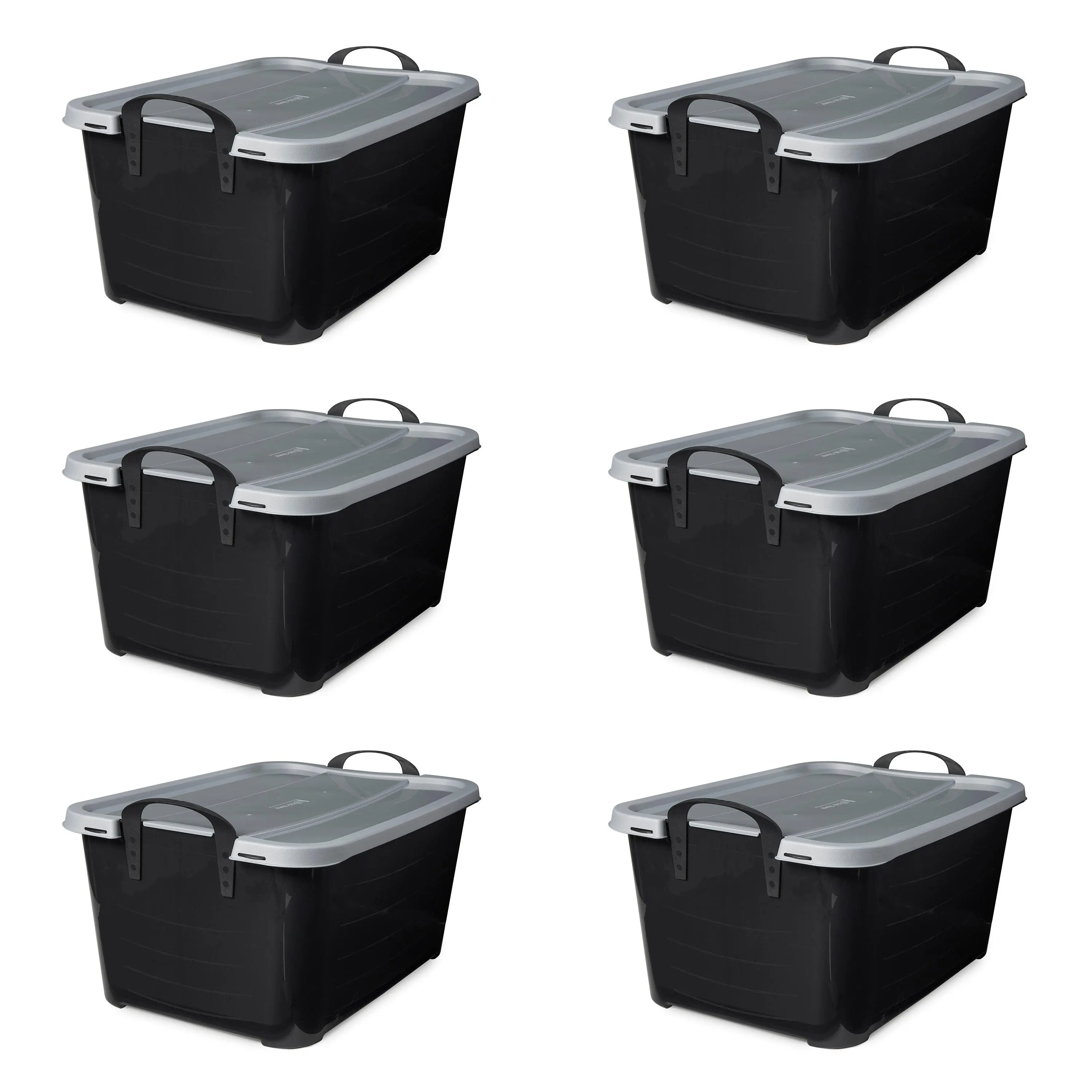 Life Story 55 Qt Stackable Home Organization Lidded Storage Container Organiser Plastic Life Story 55 Qt Stackable Home Organization Lidded Storage Container Organiser Plastic