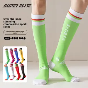 Sports socks quick-drying marathon running jumping exercise cycling segmented pressure socks stockings calf socks Best Socks for All Day Wear, Running, Athletic, & Travel