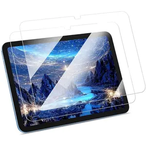 [2 Pack] Fintie Screen Protector for 2025 iPad A16 11"/ iPad 10th Gen 10.9", Tempered Glass iPad Screen Protector, Anti-Scratch, iPad Protection