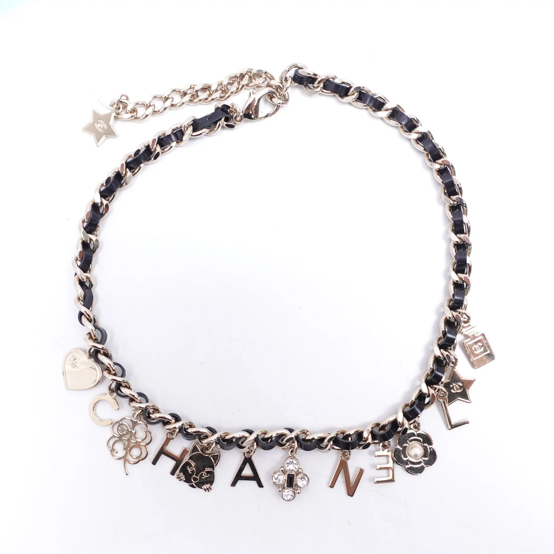 Pre-owned Chanel Black Metal Necklace T10415185
