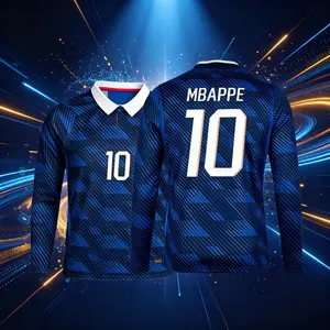 2026 France National Away ang Home 10# Mbappé Short Sleeve Soccer Jersey Quick-Dry