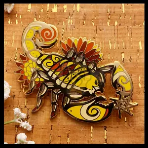 Celestial Coronation Series: Scorpio Zodiac 2.5in Hard Enamel Pin