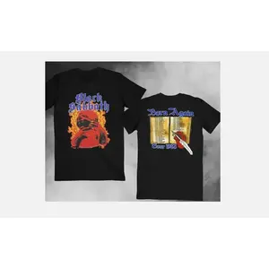 Black Sabbath 1983 Born Again Tour Shirt Black Sabbath Double Sided T-shirt