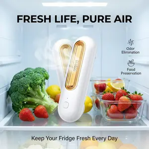 Say goodbye to refrigerator odors! The USB-charged refrigerator deodorizer effectively eliminates odors and preserves household food freshness, keeping your refrigerator fresh every day!