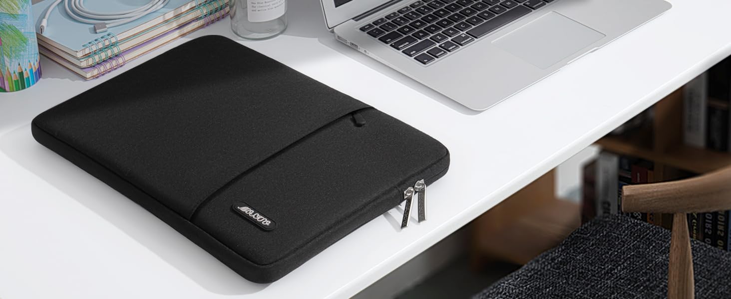 MOSISO Laptop Case 16 inch, 15-15.6 inch Laptop Sleeve Compatible with MacBook Pro 16 M5 M4 M3 M2 M1, HP Acer Dell Lenovo ASUS, Polyester Vertical Computer Sleeve Bag with Pocket, Black MOSISO Laptop Case 16 inch, 15-15.6 inch Laptop Sleeve Compatible with MacBook Pro 16 M5 M4 M3 M2 M1, HP Acer Dell Lenovo ASUS, Polyester Vertical Computer Sleeve Bag with Pocket, Black