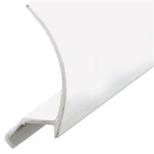 Prime Line P 7851 72 in. Snap In Rigid Vinyl Glass Retainer - White- Pack Of 25