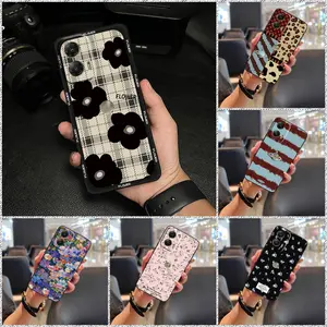oil painting Fashion Design Phone Case For MOTO G Stylus 5G 2024 Durable Protective TPU Silicone Phone Pouch Cute Anti-knock Back Cover Dirt-resistant Shockproof Cartoon Waterproof
