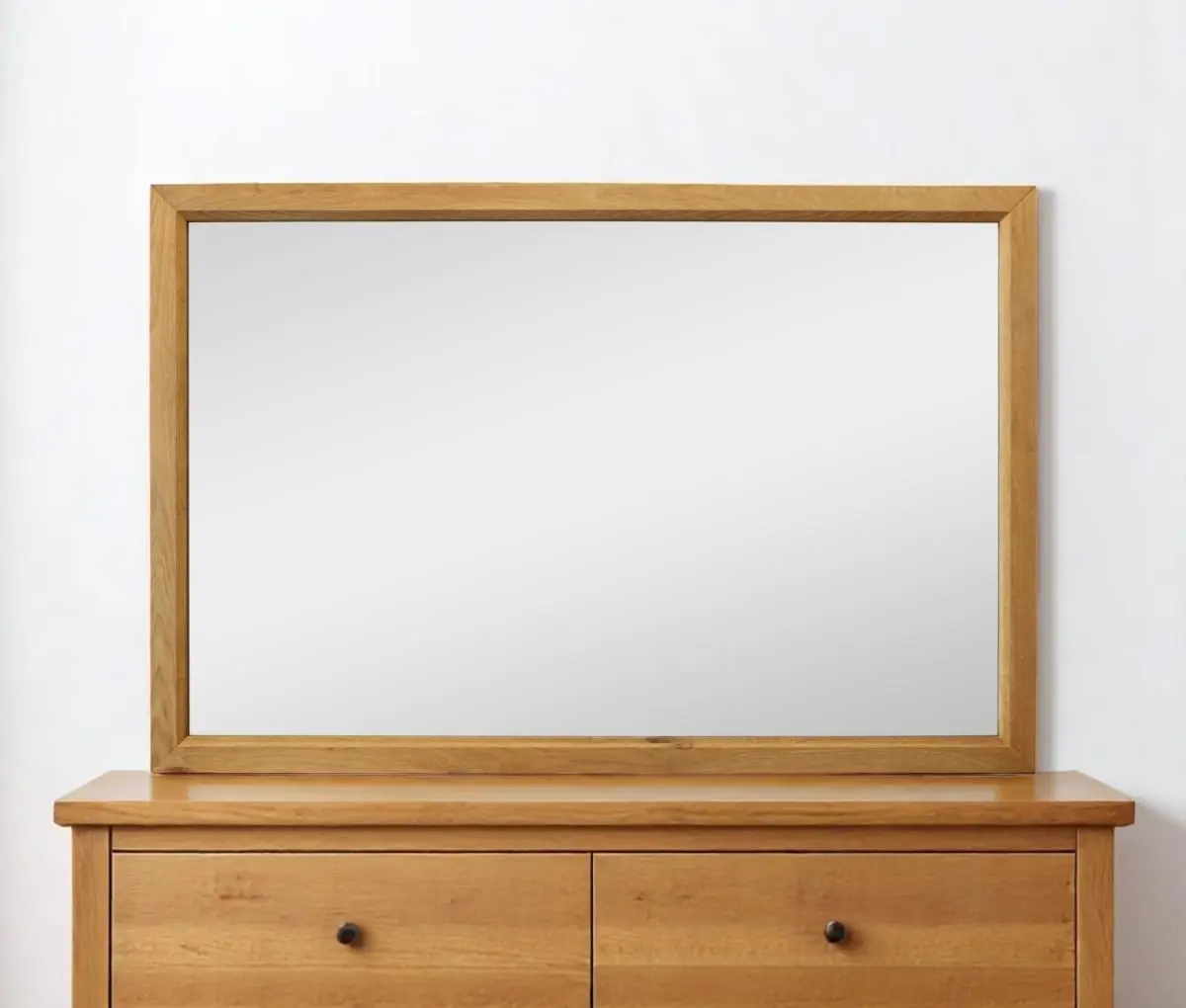 360 Stand 40x60 in Mid-Century Weathered Natural Solid Wooden Framed Rectangle Mounted Accent Mirror, Home Decor Glass Mirror with Easy Installation, Wood, Room Accessories, 360 Wall-Mounted Mirrors