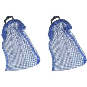 2-Pack of Sports Clam bag Diving bag Chum Bag with building locker (Open 9"x11"; Net: 15"x20") FSA1x2