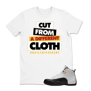 CLOTH Jordan 12 Retro Taxi Matching Sneaker Tee Shirt Black, 12 Retro Taxi Sneaker Match Shirt,  Sneaker Match, Adults & Kid