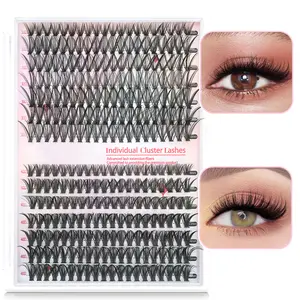 Lash Clusters 280pcs Individual Lashes 30D 40D Cluster Eyelash Extensions 9-16mm Eyelash Clusters Lash Extensions for Self Application (30D&40D, 9-16mm)