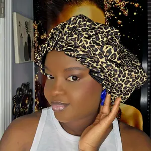 3in1 Hair Bonnet with Personalized Gold Initials H and G Black Bonnet 100% Handmade Special Design