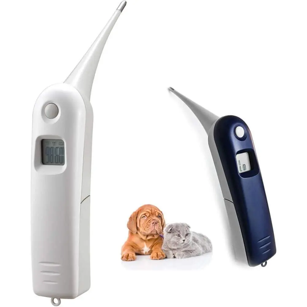 Pet Thermometer Dog Thermometer, Fast Digital Veterinary Thermometer, Pet Thermometer for Dogs, Cats, Horse,Cattle, Pigs,Birds, Sheep.(Battery Included)