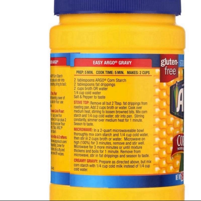 2 pack Gluten-Free Corn Starch Thickening Powder,16 oz