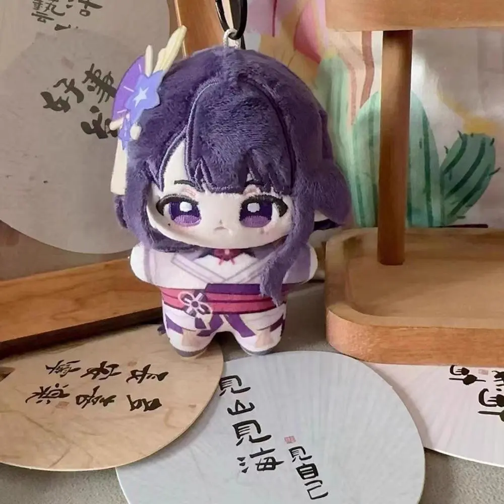 Genshin Impact Plush Toys Kazuha Xiao Scaramouche Venti Raiden Shogun Kaeya Anime Figure Stuffed Dolls Bag Pendant Keychain Gift