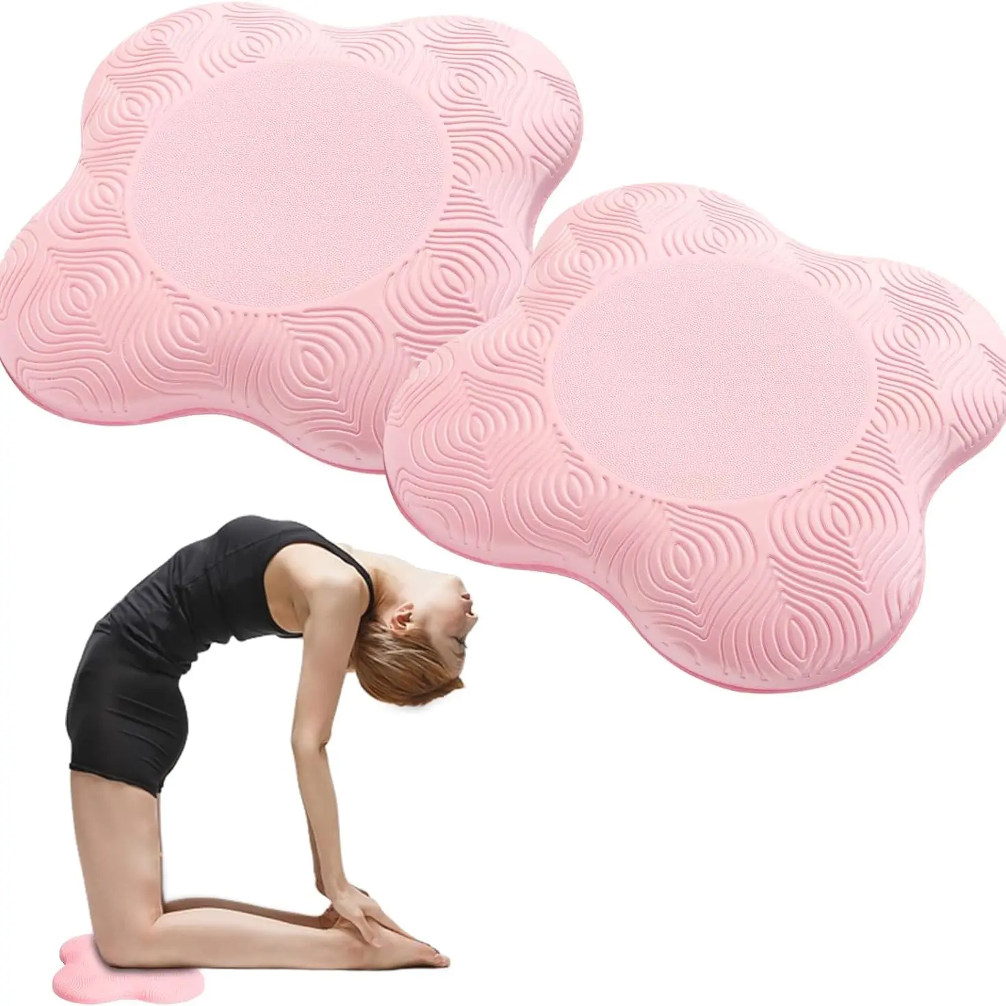 Yoga Knee Pad, 2 Counts/set Yoga Kneeling Mat, Balance Floor Pad, Pilates Pad for Knee and Elbow, Sports & Outdoor Accessories, Yoga Equipment, Home Yoga Equipment