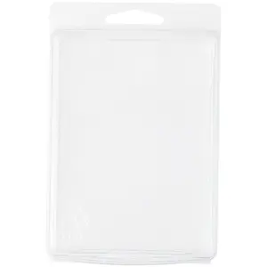 Collecting Warehouse Clear Plastic Clamshell Package / Storage Container, 4.44" H x 3.31" W x 1.5" D
