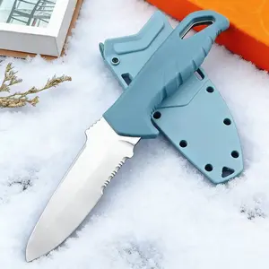 1pc 18040 Straight Knife, Multi-Functional Outdoor Utility Knife, Camping Backup Knife, Fishing Knife, Kitchen Knife, Fruit Knife, Survival Tools, Portable Multipurpose Knives, Gift Idea