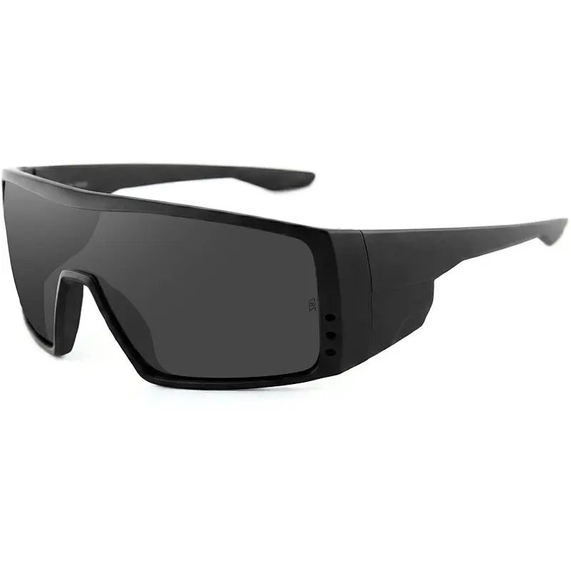 MAXJULI Z87 Wrap Around Sports Sunglasses with Side Shield for Men TR90 Ultralight UV400 Protection Safety Glasses 8704