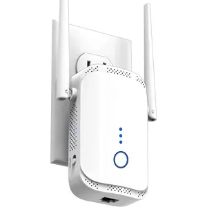 WiFi Extender Signal Booster for  - Whole House Coverage Up to 10,000 Sq.Ft, Long Range Internet Booster Extender | Plug & Play | Fits Any Standard Router | Banish WiFi  Zones for