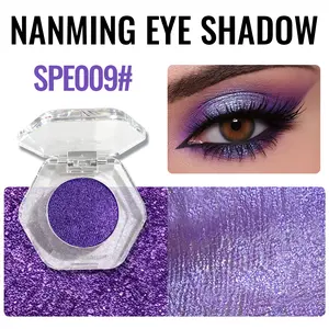 Valentine's Day Gift Single Eyeshadow - High Pigmented Metallic Shimmer Eye Makeup, Waterproof & Long Lasting Glitter Eyeshadow, Smooth Texture, Multicolored