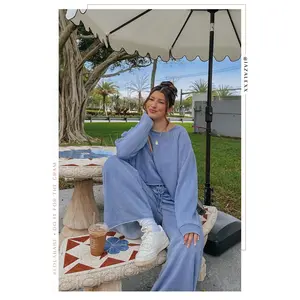 Cozy Moments Crop Sweater - Blue