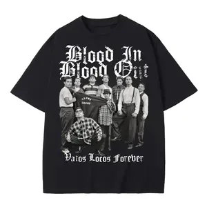 Vato Loco Forever BLBO Shirt, Chicanos Clothing, Mexican Movie T-Shirt, Fashion Cotton, Full Size, Full Colors, For Women Tshirt Casual Q