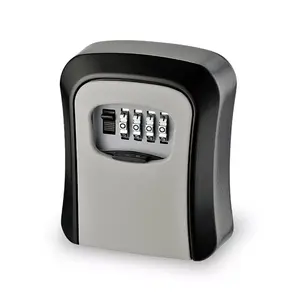 Key Lock Box for Outside-Combination Lockbox for House Key-Portable/Wall Mounted