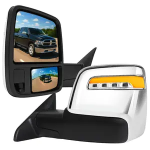 2009-2012 Dodge RAM 1500 Chrome Power Heated 2023 Style Towering Mirror w/ Sequential Signal